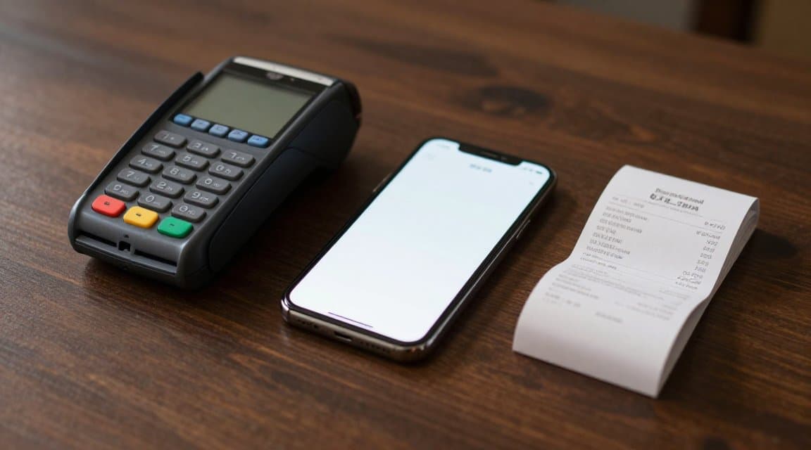 A phone showing a checkout handled outside the app store, illustrating alternative billing refunds that the developer now owns