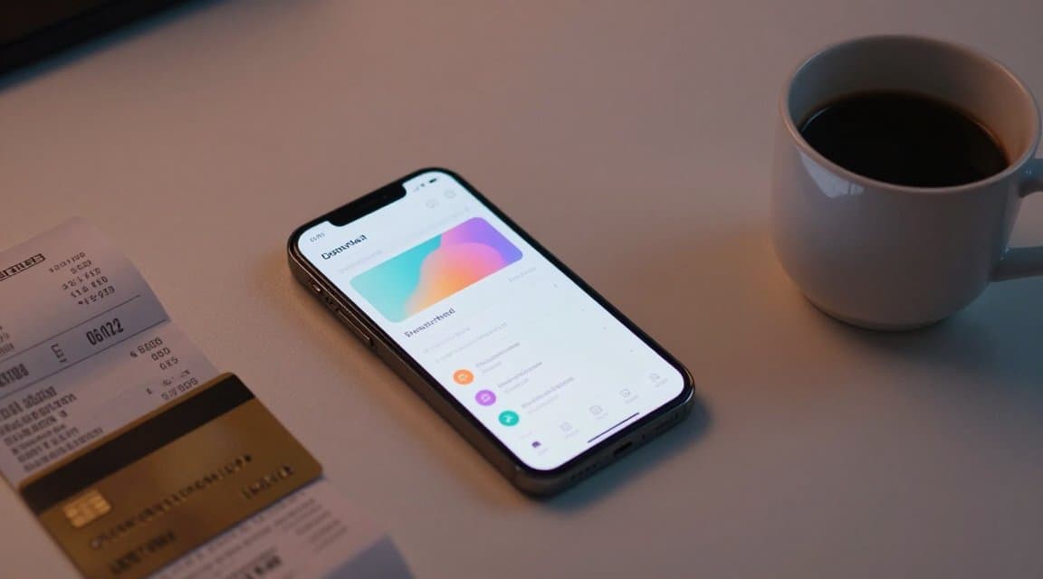 A developer desk at dusk with a phone showing an order management dashboard, illustrating how to refund a Google Play order yourself